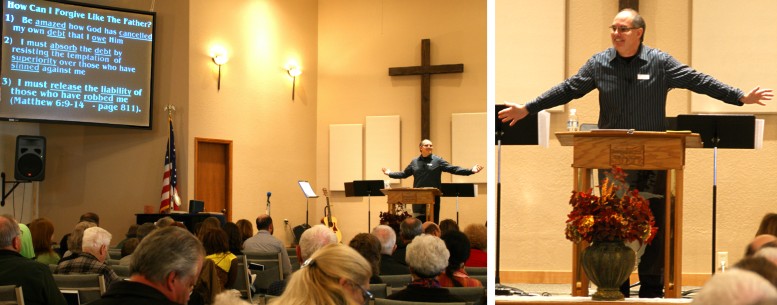 Pastor David preaching "The Power of Forgiveness" - 10/31/10
( Click this collage to enlarge it... )