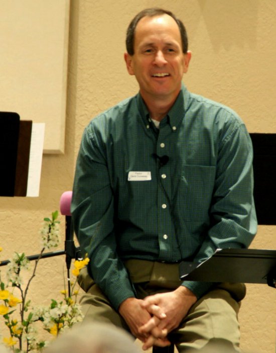 Pastor David preaching 
"Walking on Water"  - 3/21/10