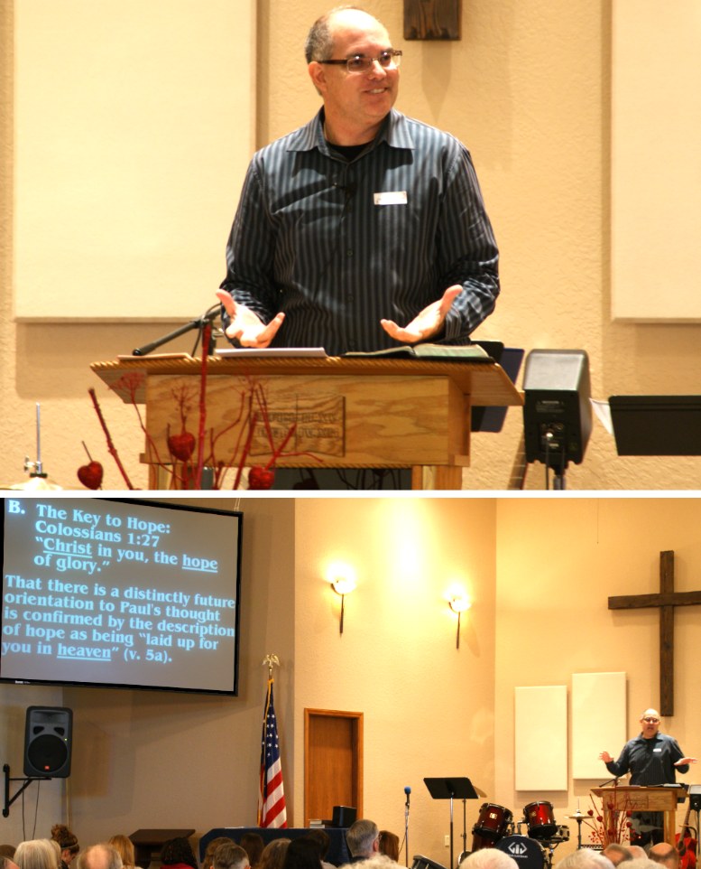 Pastor David Craig preaching
 "The Significance of Hope Properly Placed" - 2/13/11