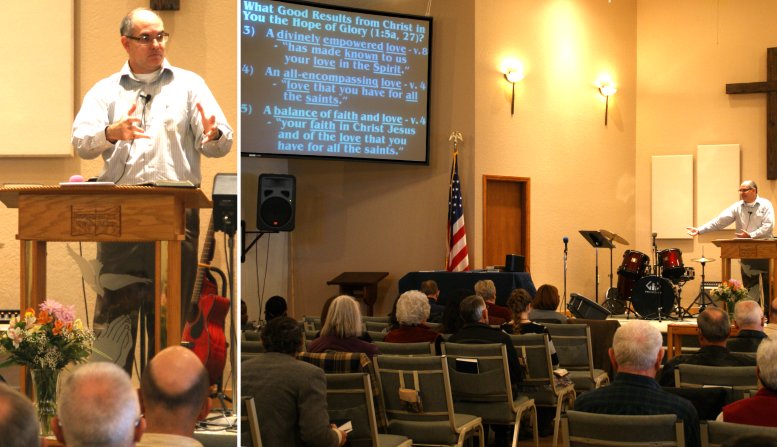 Pastor David Craig preaching
 "The Results of Hope Properly Placed" - 2/20/11