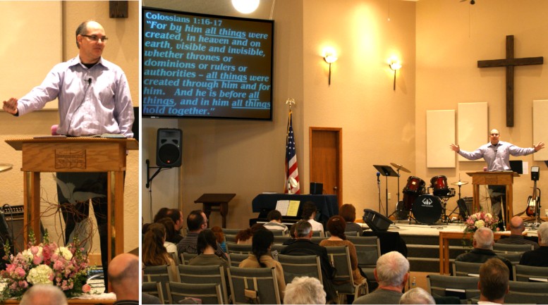 Pastor David Craig preaching
 "Jesus: The Lord Over All Creation " - 3/27/11