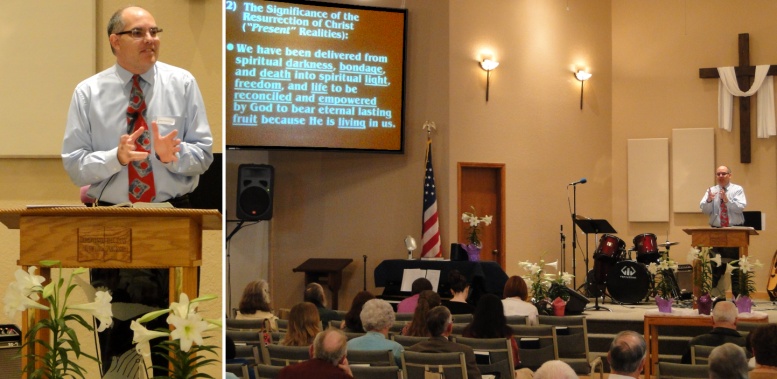 Pastor David Craig preaching
 "The Significance of the Resurrection" - 4/24/11