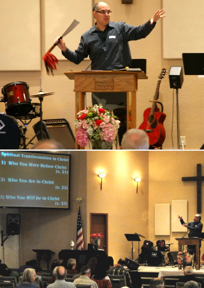 Pastor David Craig preaching
 "Spiritual Transformation in Christ" - 5/8/11