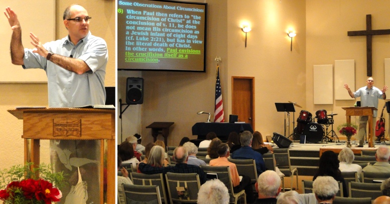 Pastor David Craig preaching
 "Credo or Paedo Baptism?" - 6/26/11