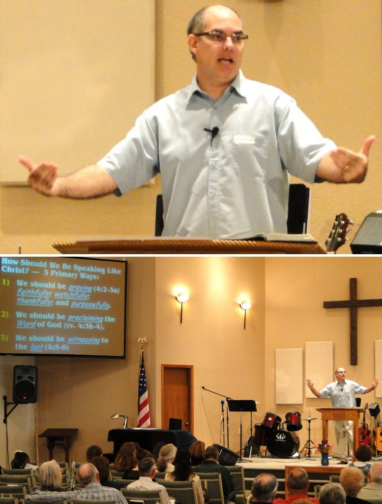 Pastor David Craig preaching
 "Demonstrating Christ to the World" - 7/31/11