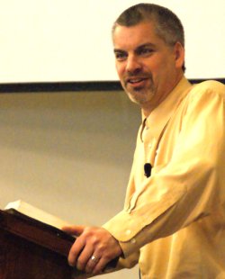 Pastor Phil Stevenson preaching
 "Resolved to Go to Jerusalem" - 3/8/09