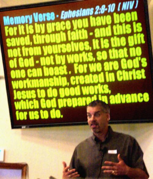 Pastor Phil preaching "Five Pioneers of Missions: Paul and the Radical Turnaround, Part 1" - 7/13/08