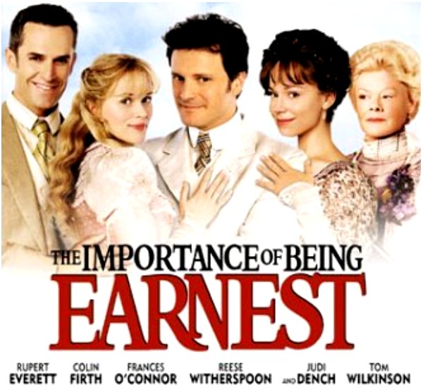 Friday Night Chic-Flick - "The Importance of Being Earnest"- 7:30 July 16, 2010