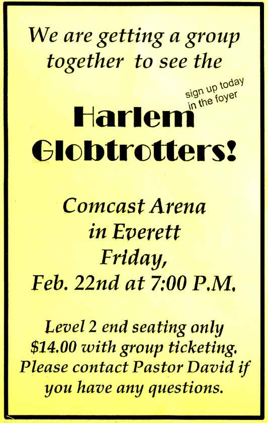 Harlem Globetrotters in Everett - Friday, Feb. 22, 7 PM