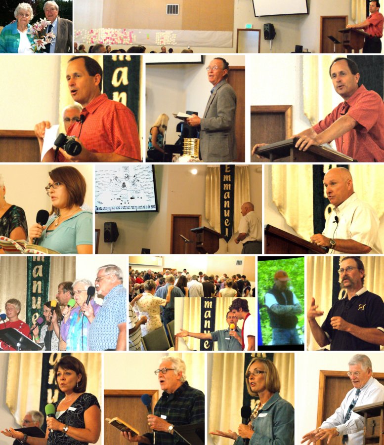 Sunday Service Scenes - August, 2009
( Click this collage to enlarge it... )