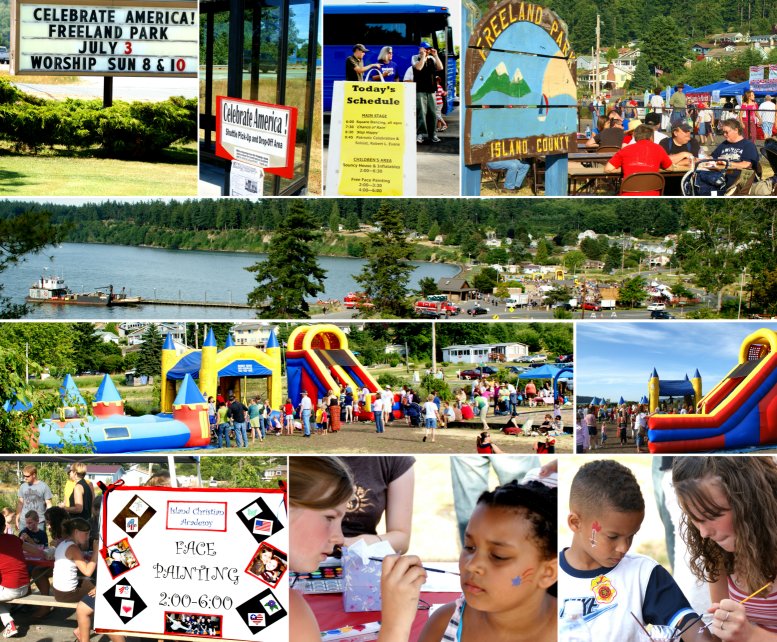 Celebrate America 2009 - Kids Area -7/3/09
( Click the photo collage to enlarge it. )