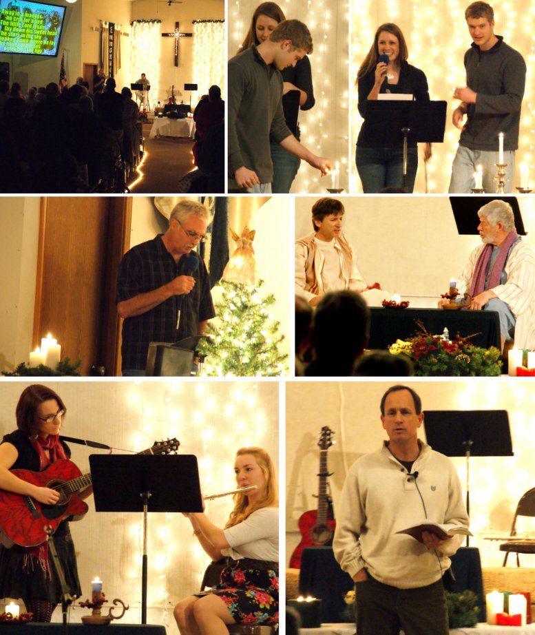 Christmas Eve Service - 12/24/09
( Click the photo collage to enlarge it. )