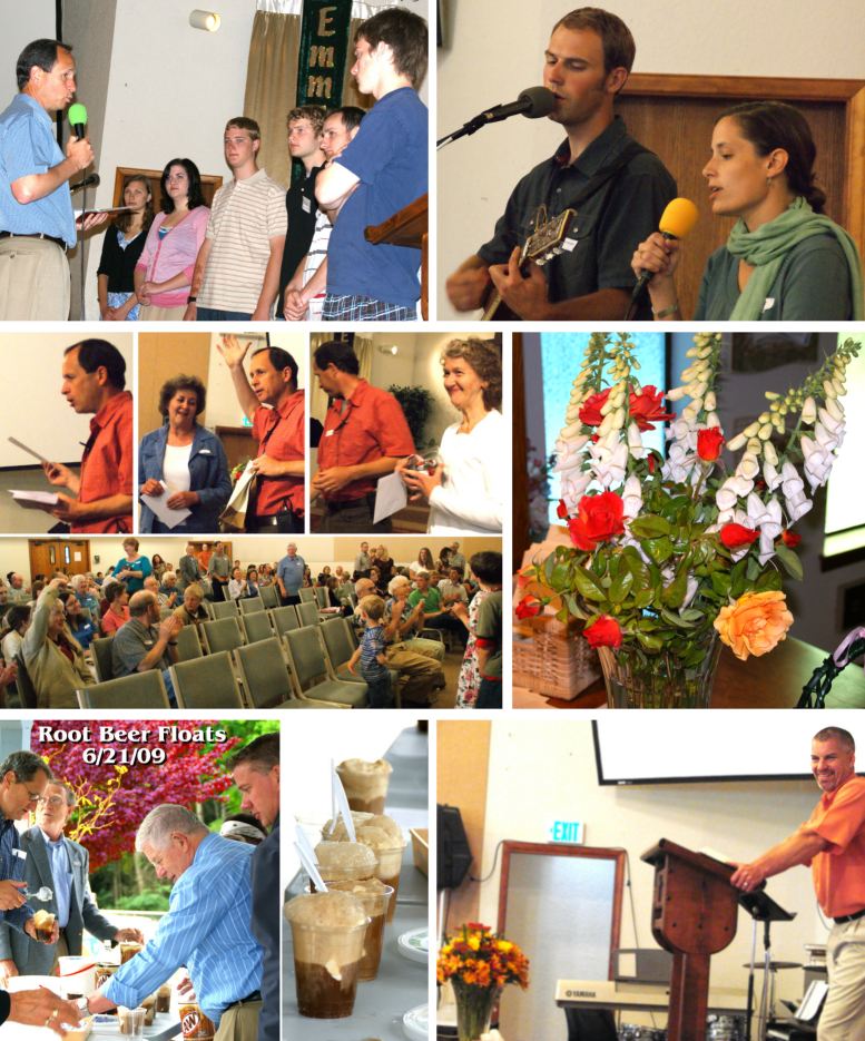 Sunday Service Scenes - June, 2009
( Click this collage to enlarge it... )