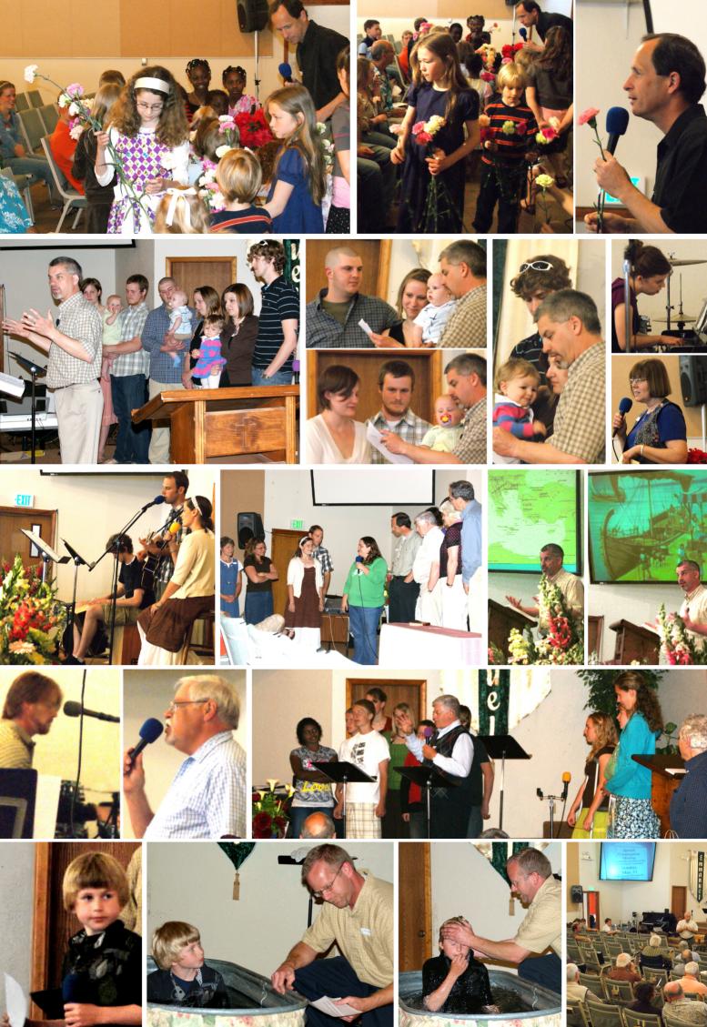 Sunday Service Scenes - May, 2009
( Click this collage to enlarge it... )