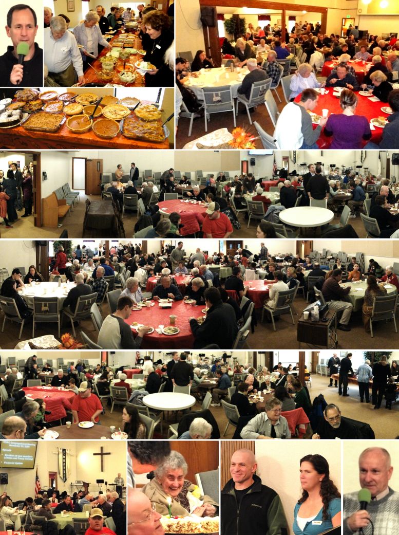 Thanksgiving Potluck Dinner and Congregational Meeting - 11/22/09
( Click the photo collage to enlarge it. )