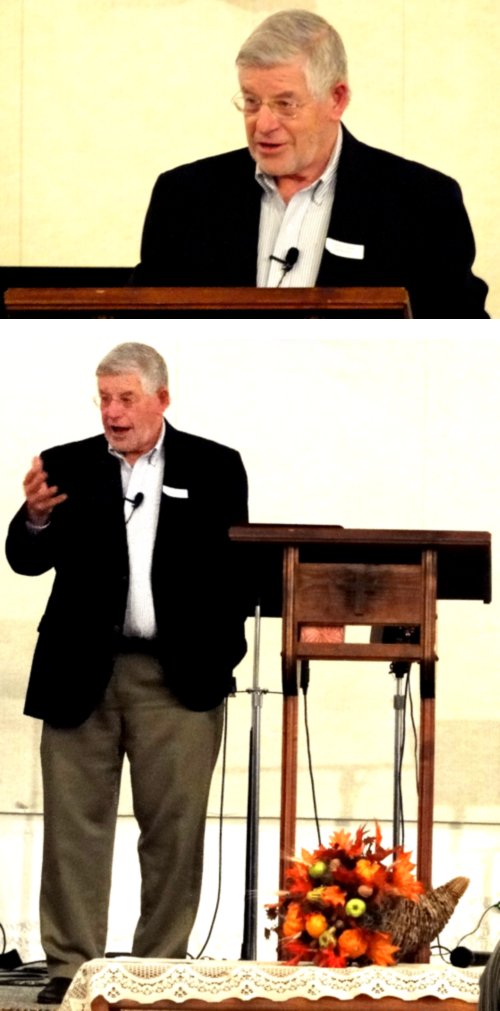 Pastor Dave Stevenson preaching
 "Don't Just Keep the Faith; Give It Away" - 11/22/09