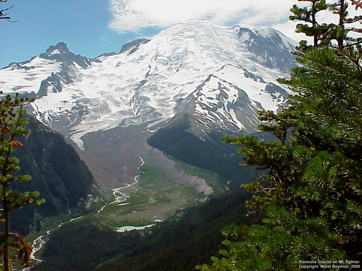 Mt. Rainier Glacier - 1152 x 864