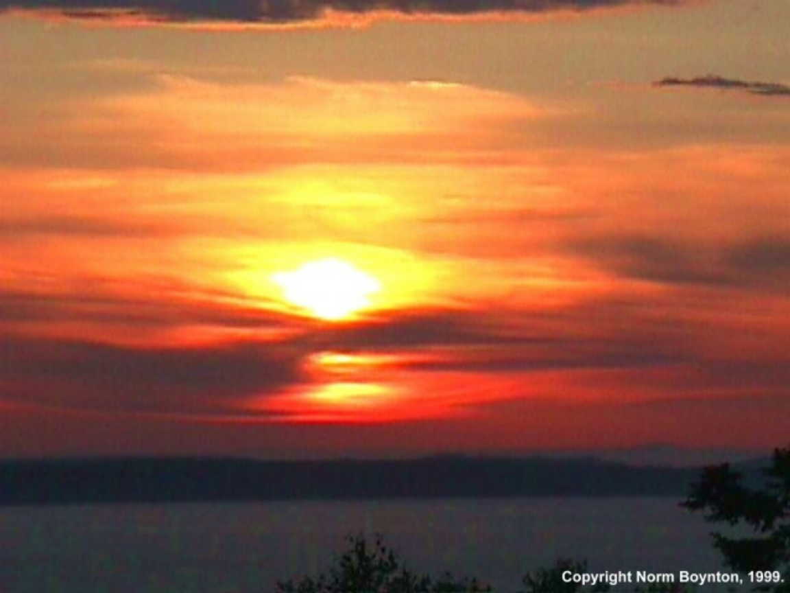 Sunset from Our House - 1152x864