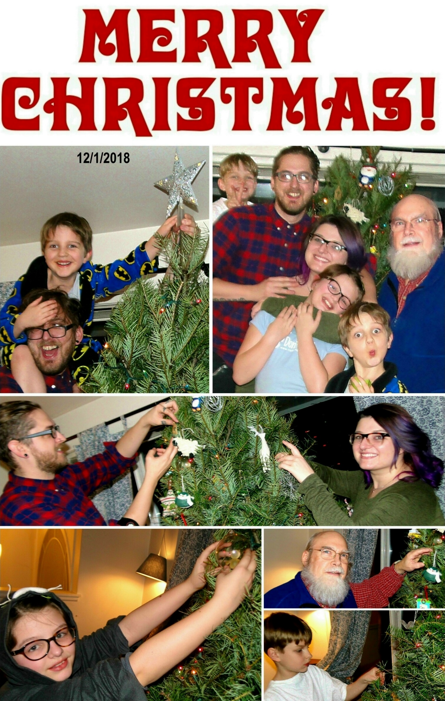 2018 Christmas Card - Front Enlarged