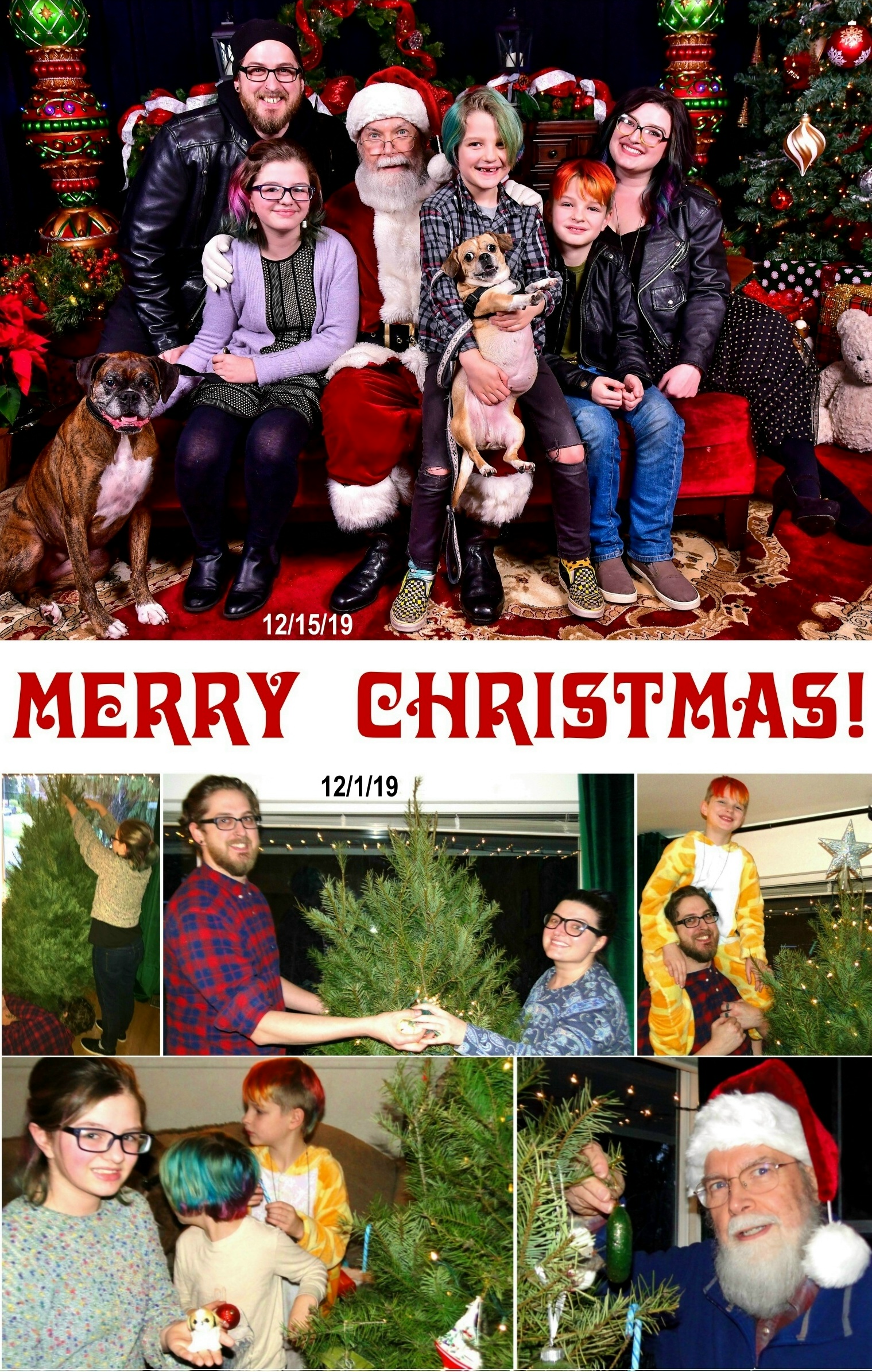 2019 Christmas Card - Front Enlarged