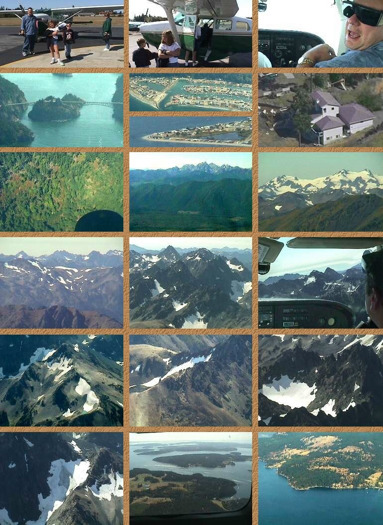 Flying over Olympic Peaks
 (Click to enlarge)