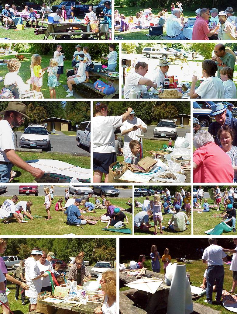 Picnic Lunch and Kite-Making - 7/30/00
(Click to enlarge)