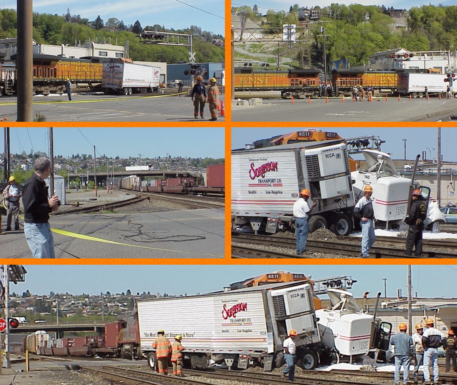 Train/Truck Collision - 4/17/00 - Enlarged