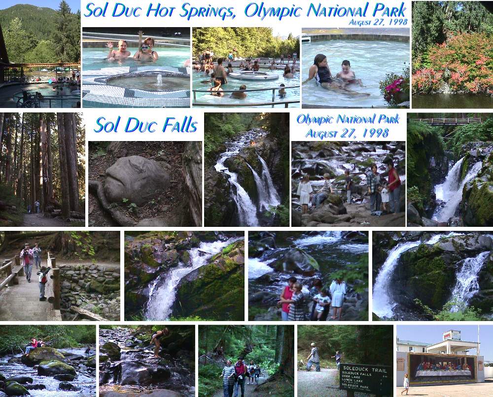 Sol Duc Falls and Hot Springs